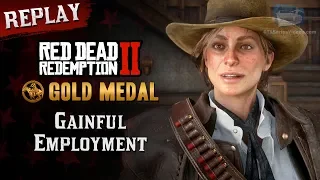 RDR2 PC - Mission #92 - Gainful Employment [Replay & Gold Medal]