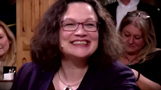 Bembel & Gebabbel - Die SPD-Vorsitzende Andrea Nahles zu Gast bei Bernd Reisig