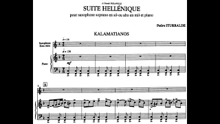 Suite Hellenique for alto sax & piano by Pedro Iturralde