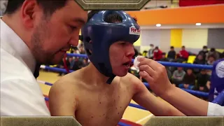 ЧЕМПИОНАТ КР ПО КИКБОКСИНГУ РАЗДЕЛ: ЛОУ-КИК 2021. Mamarasulov Khikmatillo vs Azhibaev Ismanali