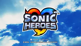 Sonic Heroes - Title Screen [Widescreen, 1440p 60fps, SH Essentials]