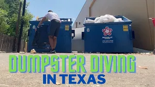 DUMPSTER DIVING Behind Stores in TEXAS