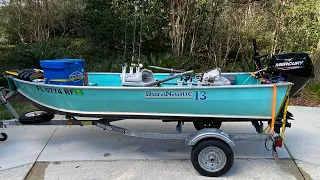 Affordable Jon Utility Boat setup for FISHING with a Redesigned 15HP Mercury EFI Outboard Review