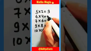 Maths Magic trick😱 maths puzzle🔥🔥 #shorts #shortvideo #viral #maths