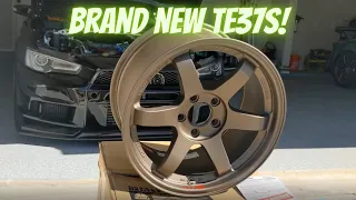 Brand new set of Bronze TE37SL wheels!