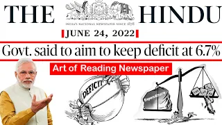 24 June 2022 | The Hindu Newspaper analysis | #thehinduanalysis  #upsc #IAS #editorialanalysis