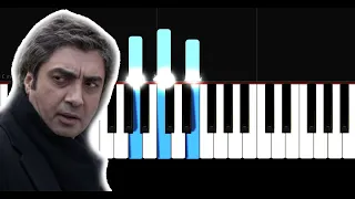 Kurtlar Vadisi - Cendere - Slow Easy Piano Tutorial