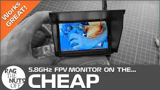 Silly Cheap 5.8GHz 4.3 Inch FPV Screen/Monitor Reviewed (Hint: It's GOOD! 👍👍)