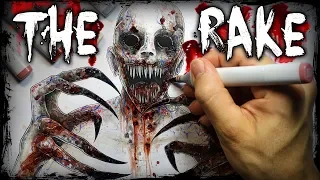 The "RAKE" Creepypasta Story + Drawing (Scary Horror Stories)