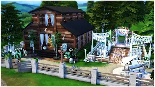 A Romantic Rustic Wedding Venue || The Sims 4 Stop Motion || NoCC