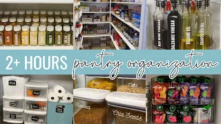 2+ HOURS PANTRY ORGANIZATION // Pantry Organizing Marathon + How to Organize Any Size Pantry
