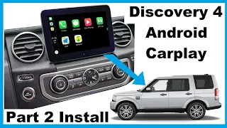 Installing Android Carplay unit (small) in Land Rover Discovery 4 LR4 - Step by step V2 !
