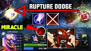 He Was Trying To Counter Miracle Anti Mage And This Happened - Rupture Dodge [Rip In Peace] BS 😂