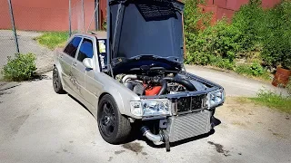 BUILD AND CRASH A 190E V8 TURBO IN 3 MINUTES