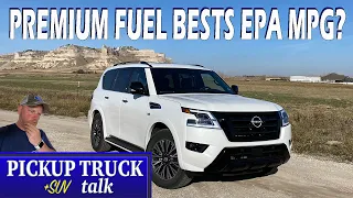 Highway test with 91 octane in 2022 Nissan Armada Midnight Edition