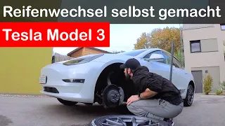 Tesla Model 3: Räder selbst wechseln - ACHTUNG! Beschreibungstext lesen!