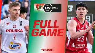 Poland 🇵🇱 vs Japan 🇯🇵 | Men Full Game | FIBA #3x3OQT 2024 | 3x3 Basketball