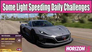 Forza Horizon 5 Some Light Speeding Daily Challenges Earn 5 Awesome Speed Skills in Street Race