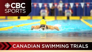 Experience Summer McIntosh's 2nd world record poolside, with her family in the stands | CBC Sports