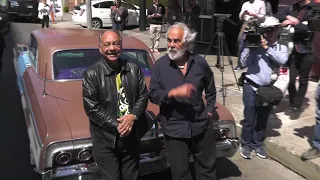 Up in Smoke || Cheech Marin & Tommy Chong: 40th Ceremony Car Roll-Up || SocialNews.XYZ