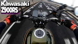 【Kawasaki Z900RS試乗】Z900RSを試乗！　どーせレトロなロマン枠だと思ったらとんでもない轟音とパワーを兼ね備えた次世代ストファイだった。