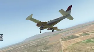 Cessna 340  - 2012 Test - X-plane 11 -