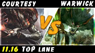 Courtesy - Yasuo vs Warwick TOP Patch 11.16 - Yasuo Gameplay