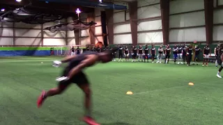 2018 NATIONAL SCOUTING COMBINE - Day 2: DB Drills