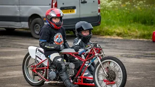 Straightliners Speed week 2024  Elvington airfield sidecar land speed record