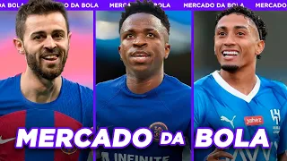 VINICIUS JUNIOR FORA DO REAL MADRID│FLA E INTER QUEREM DI MARÍA e+ - Mercado da Bola 2024