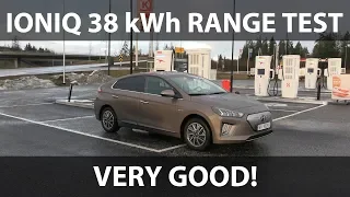 Hyundai Ioniq 38 kWh range test