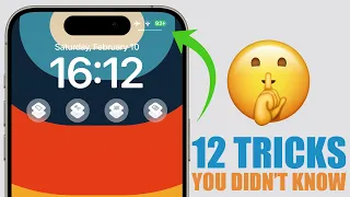 12 iPhone TRICKS You Didn’t Know Existed - 2024 !