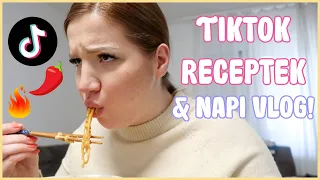 Napi Vlog: 35 hetes kívánósság & TikTok receptek!