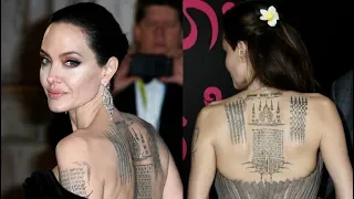 11 татуировок Анджелины Джоли, о значениях которых вы и не догадывались