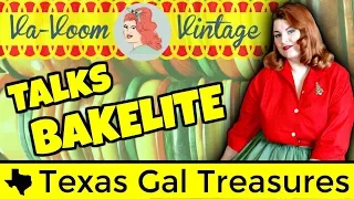 How to Identify Bakelite with Va-Voom-Vintage 2017 - How to Test Bakelite and Vintage Plastics