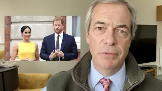 Farage reacts to Harry & Meghan.