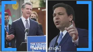 DeSantis vs Newsom: White House bristles at debate talks | Morning in America