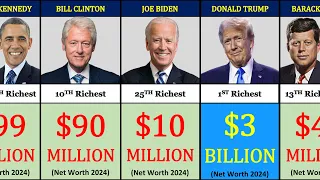 Wealth of Every President 2024 (Inflation Adjusted)