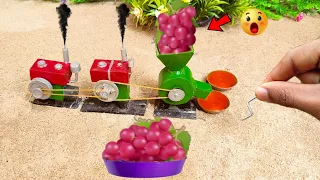 Top the most creatives science projects Mini The Q ! Diy tractor grapes juice machine | diy petrol