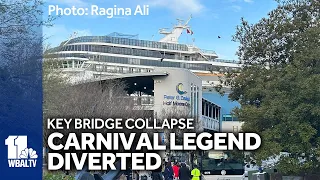 Carnival Legend rerouted from Baltimore, arrives in Norfolk