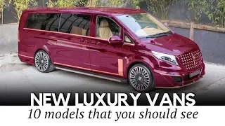 Top 10 Luxury Vans with Business Jet Interiors for Working on the Go