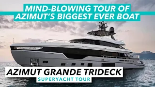 Mind-blowing tour of Azimut's biggest boat ever! Azimut Grande Trideck tour | Motor Boat & Yachting