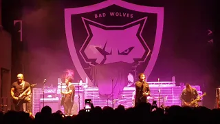 Bad Wolves Learn to live Birmingham UK with Austin Dickinson from As Lions