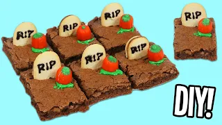 How to Make Cute and Delicious Halloween Graveyard Brownies | Fun & Easy DIY Desserts!