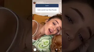 Breskvica peva na IG story-ju (Vudu, Kavali, Volim osmeh tvoj) 22.07.2020.