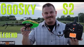 Goosky - S2 Legend - BNF Heli - Unbox, Radio Setup, & Maiden Flight