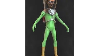 Mars Attacks - 3D Model WIP Turntable