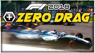What Happens When An F1 Car Has ZERO DRAG?! - F1 2018 Game Experiment