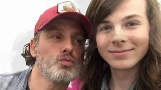 Andrew Lincoln & Chandler Riggs Are Family Always❤️