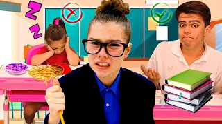 Nastya and Friends a new school story about a good and strict teacher | Nastya Artem Mia